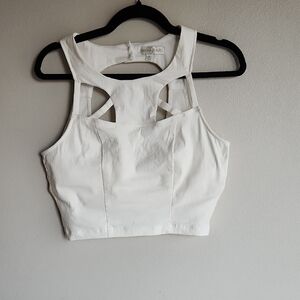 Jealous Tomato Elegant White Top